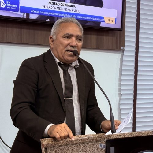 Vereador Mestre Raimundo solicita calçamento das ruas Francisco Sales e Francisco Teixeira