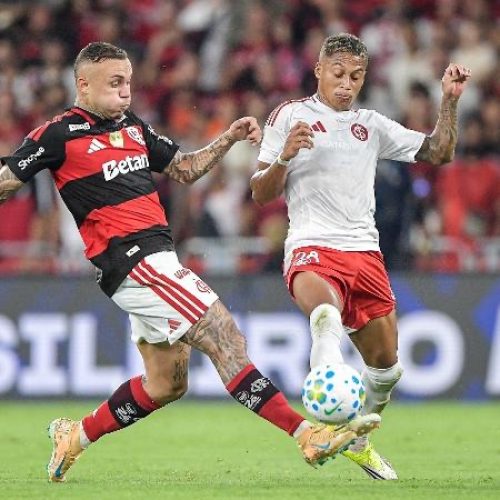 Flamengo só empata com Inter em casa e chega a quarto jogo sem vitória