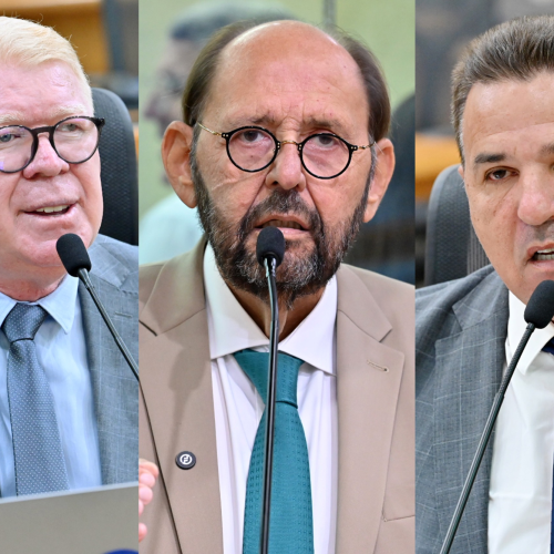 Líderes parlamentares debatem sobre consignados e falta de chuva