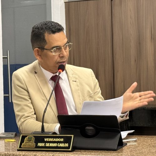 Vereador Professor Silvano solicita ao governo municipal reajuste de 5,4% no piso do magistério municipal