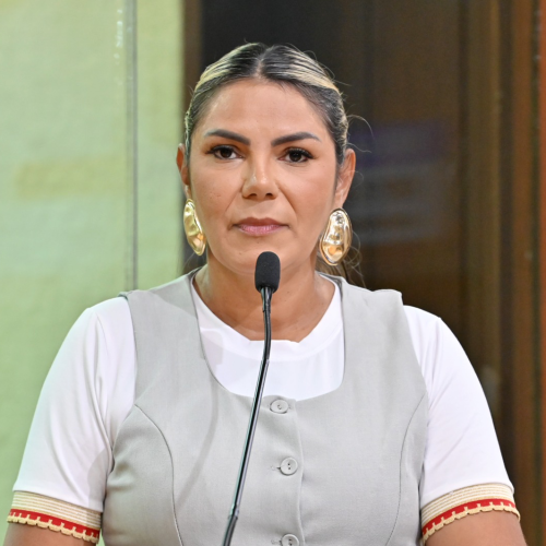 Eudiane Macedo celebra entrega de reforma em escola da Zona Norte de Natal