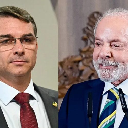 Lula e Flávio Bolsonaro empatam com 50% dos votos válidos no 2º turno, diz PoderData/AYA